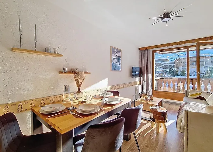 Appartement Lumineux Avec Balcon, Proche Des Pistes - 4 Personnes - Fr-1-832-6 Val Thorens